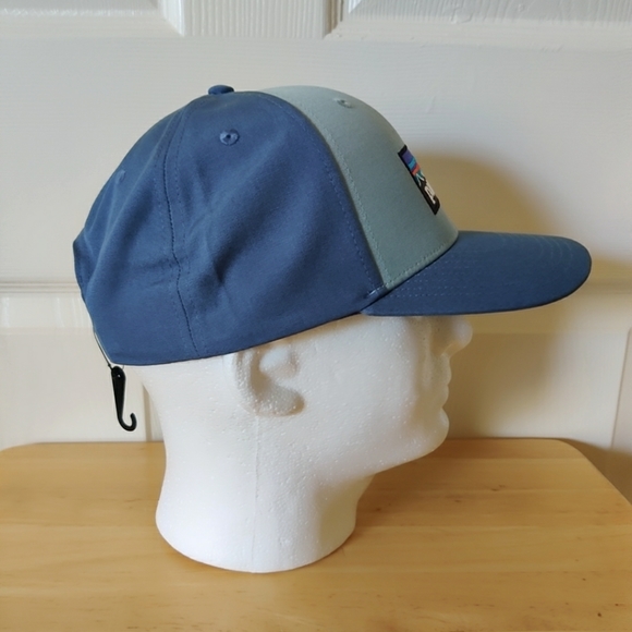 Patagonia P-6 Logo Roger That Hat Big Sky Blue - Picture 4 of 9